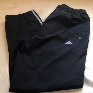 Men small black adidas pants